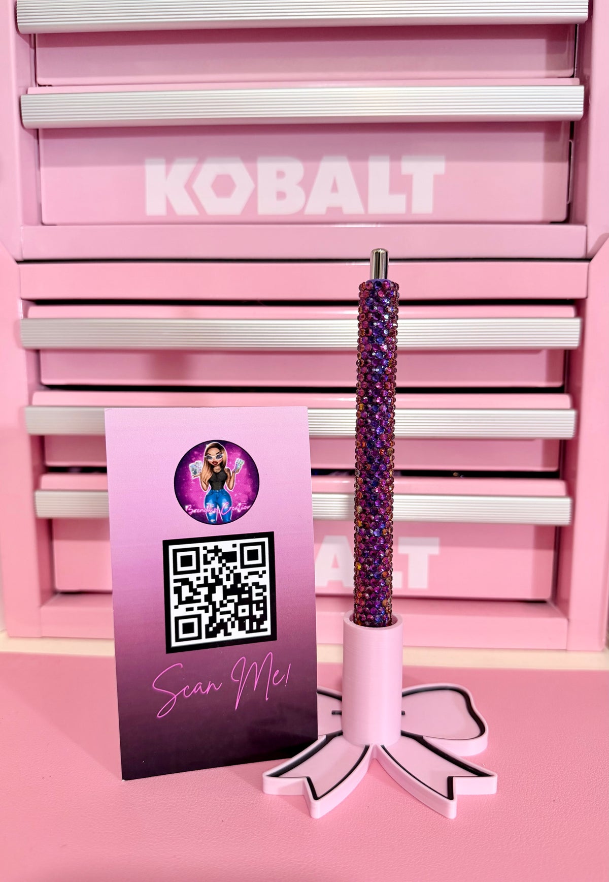 Purple Bling Pen