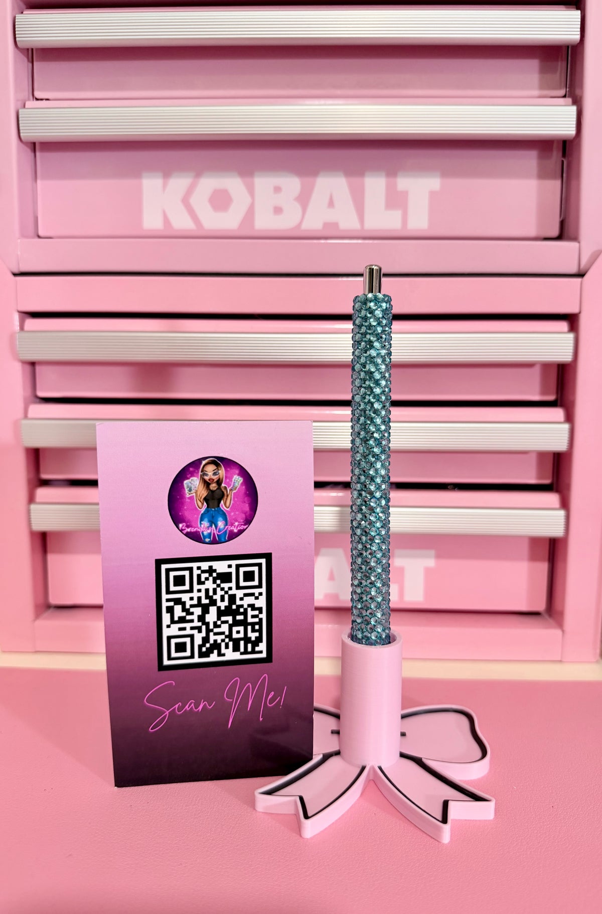 Blue #5 Bling Pen