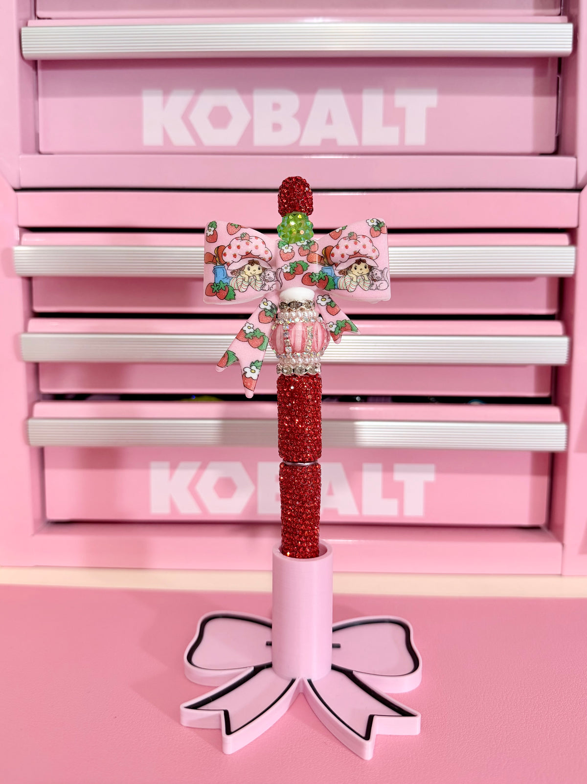 Strawberry Bow Pen