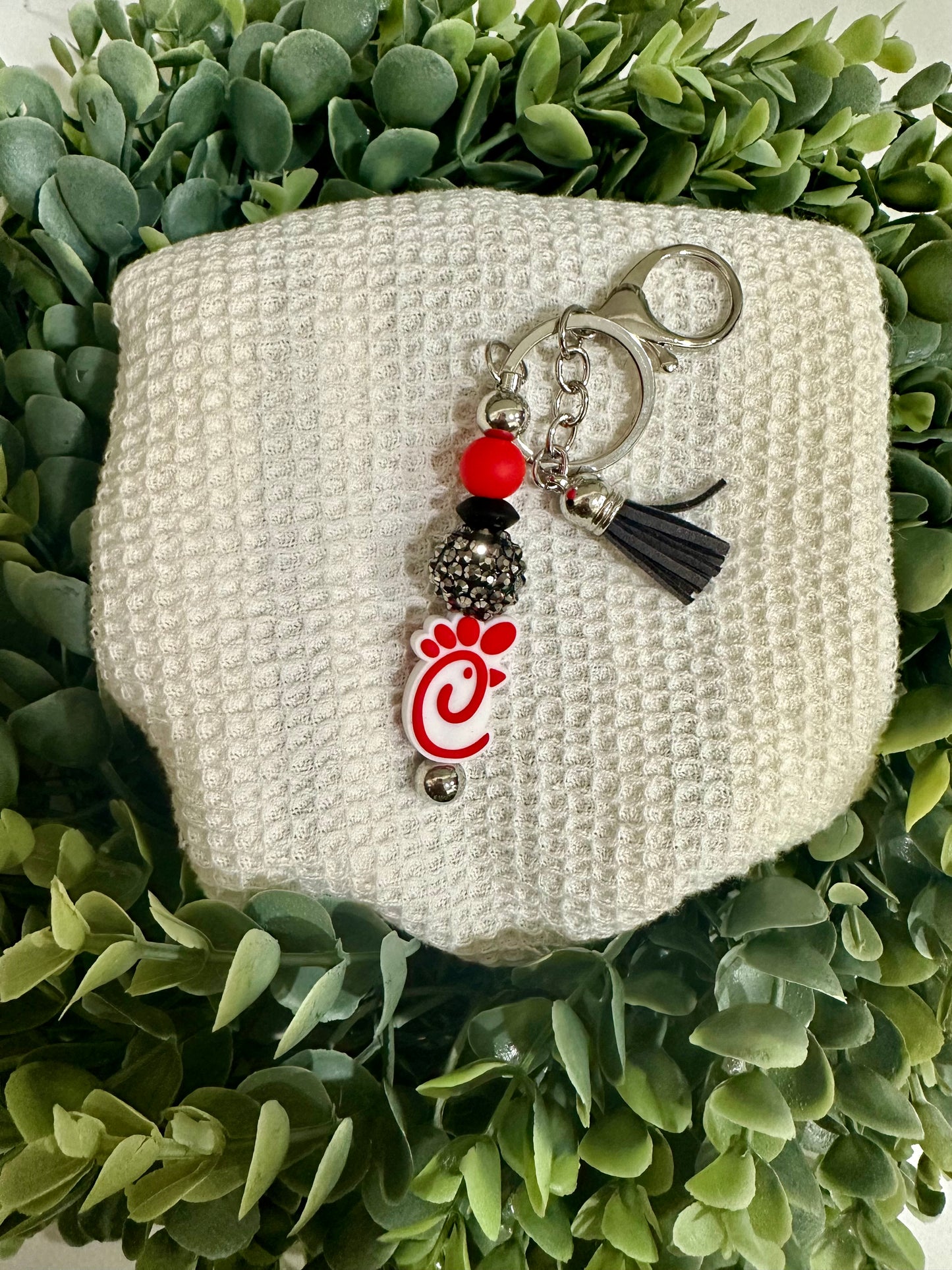 Red/Black key chain