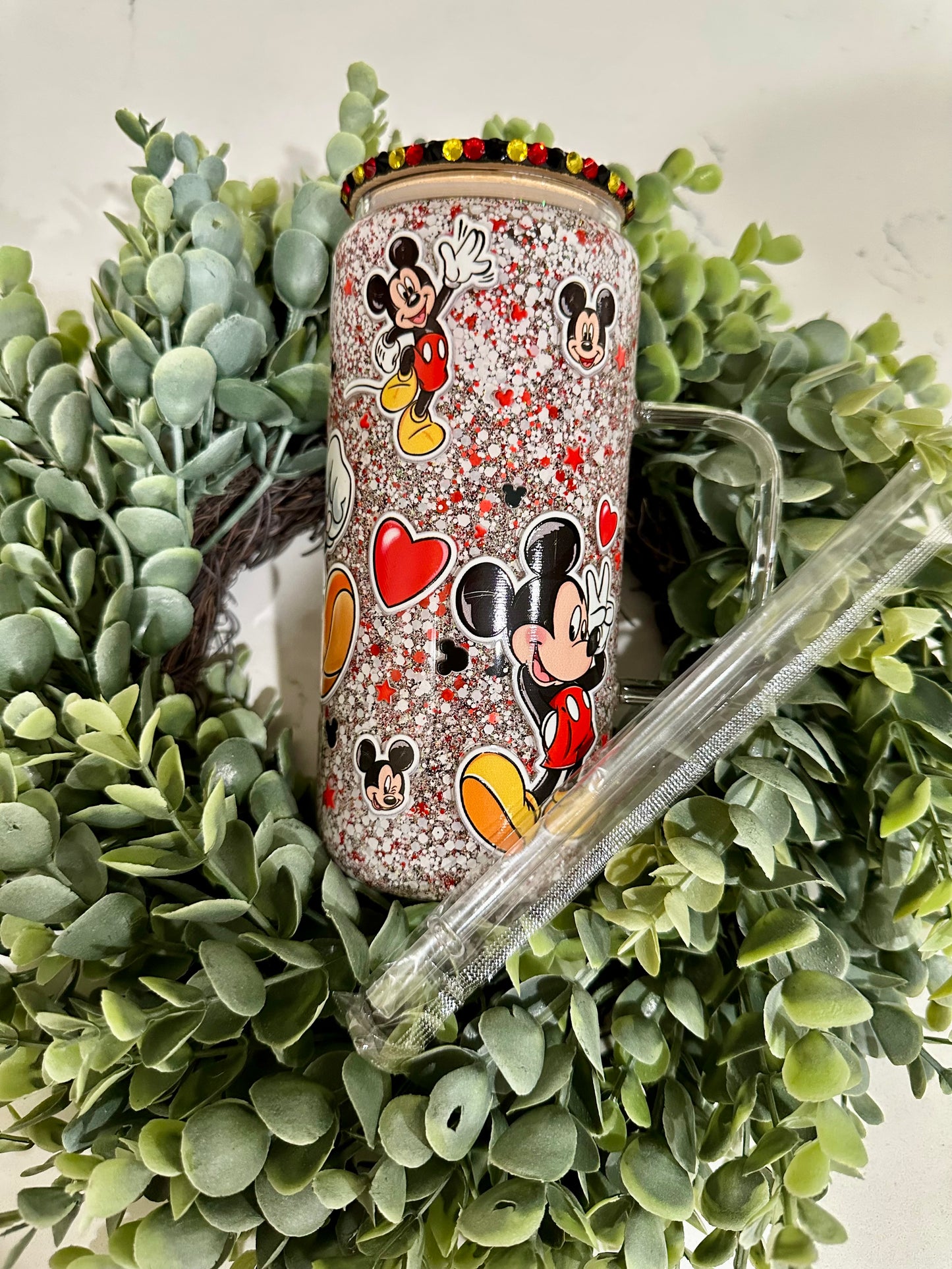Mickey Glitter Cup