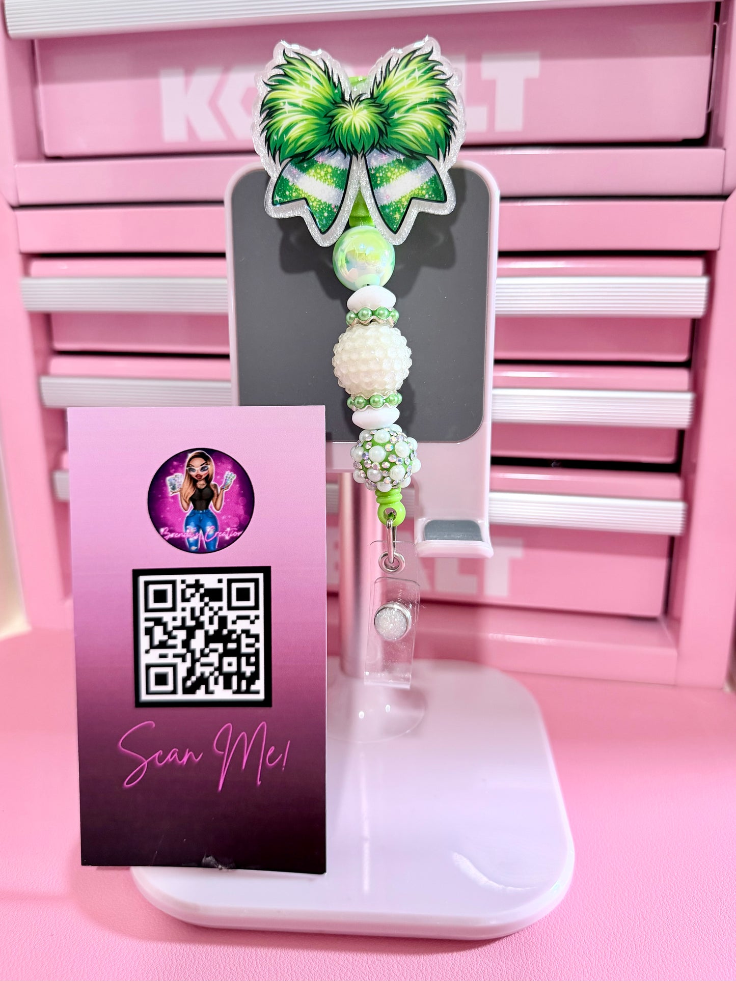 Green Christmas Bow