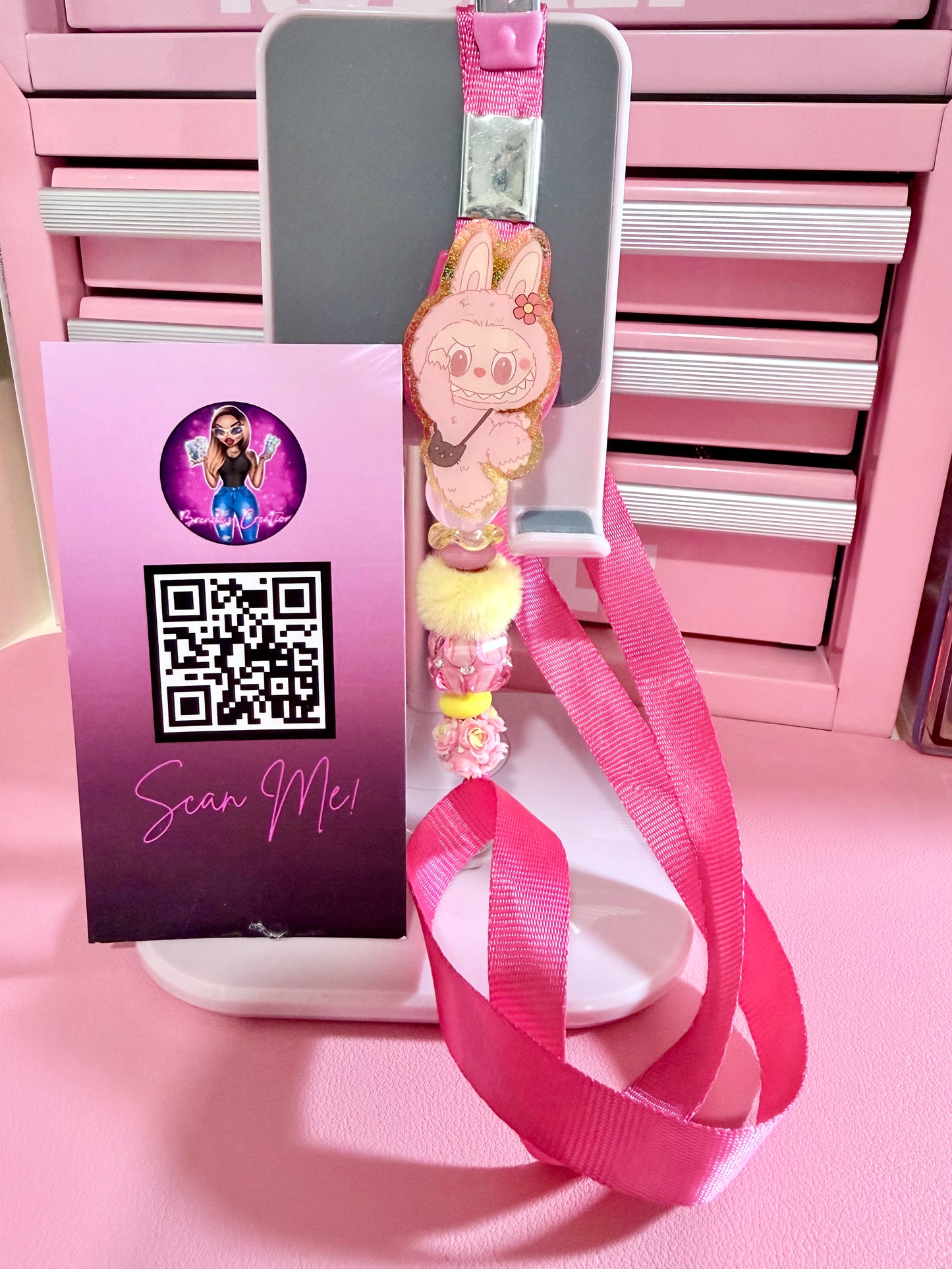 Lanyard Pink Bubu