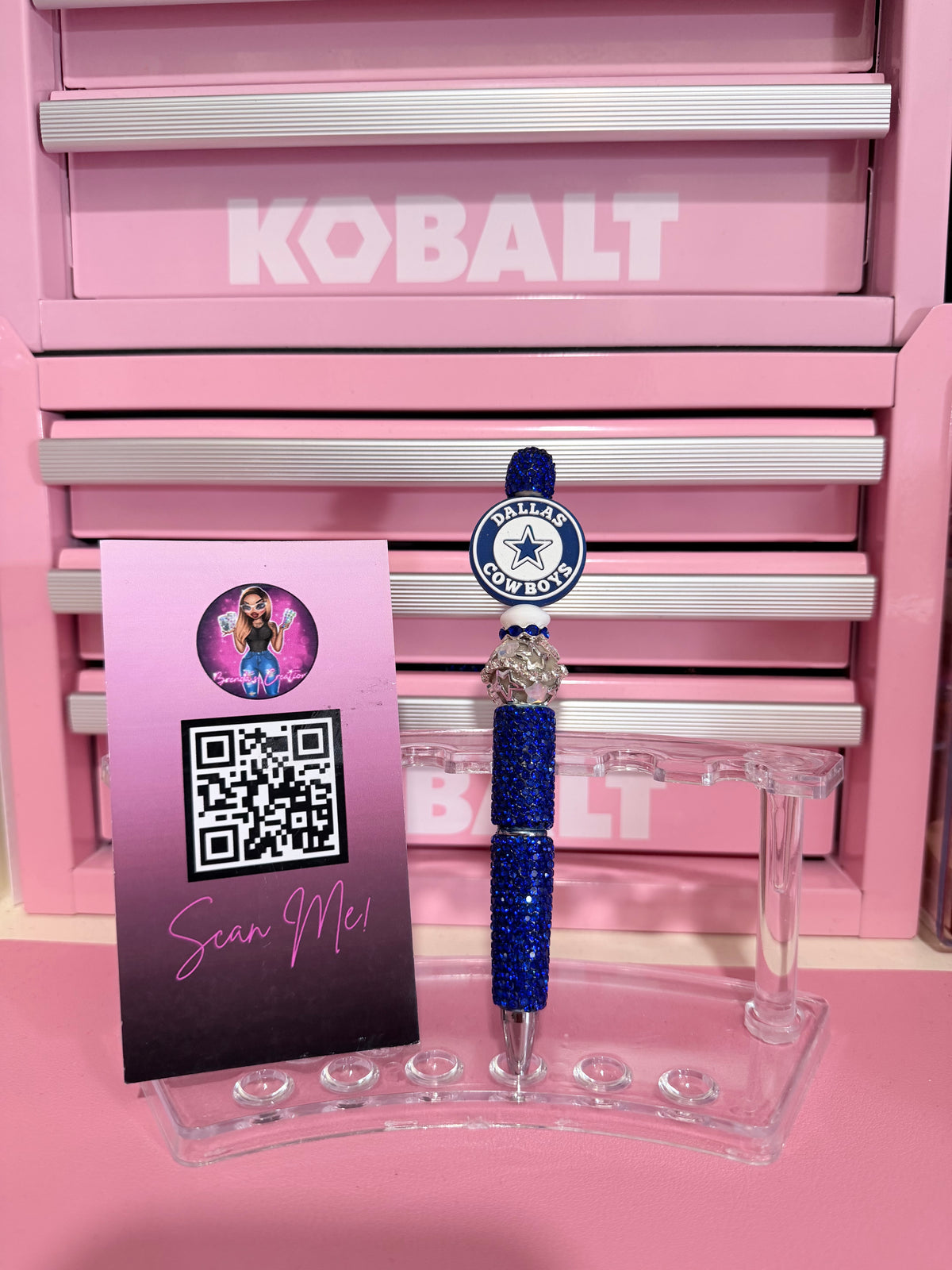 Blue & White Pen