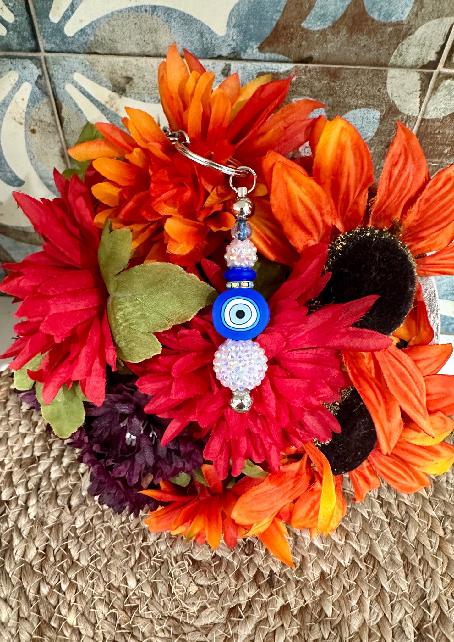 Blue Eye Keychain