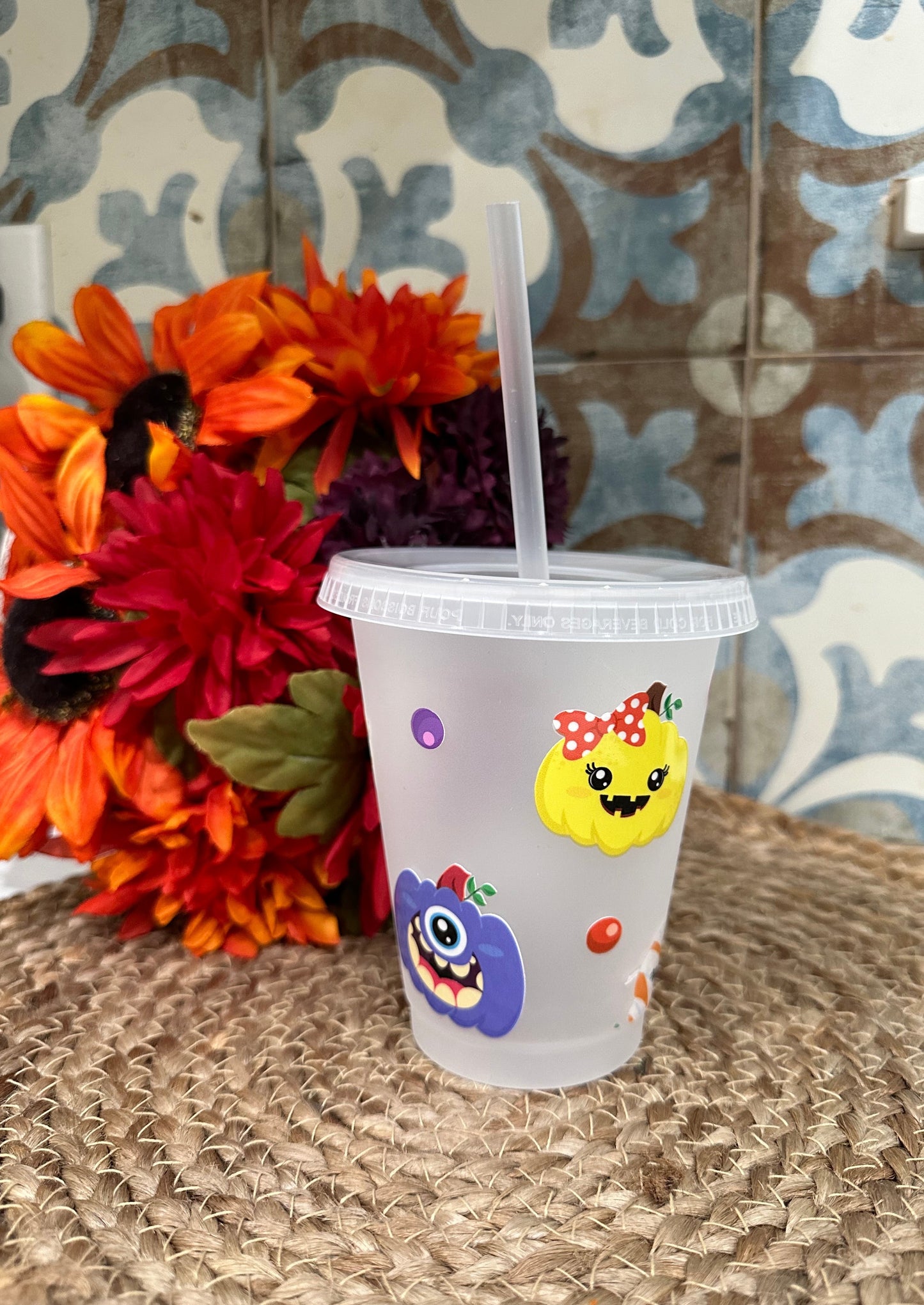 Kid Pumpkin Monster Cup