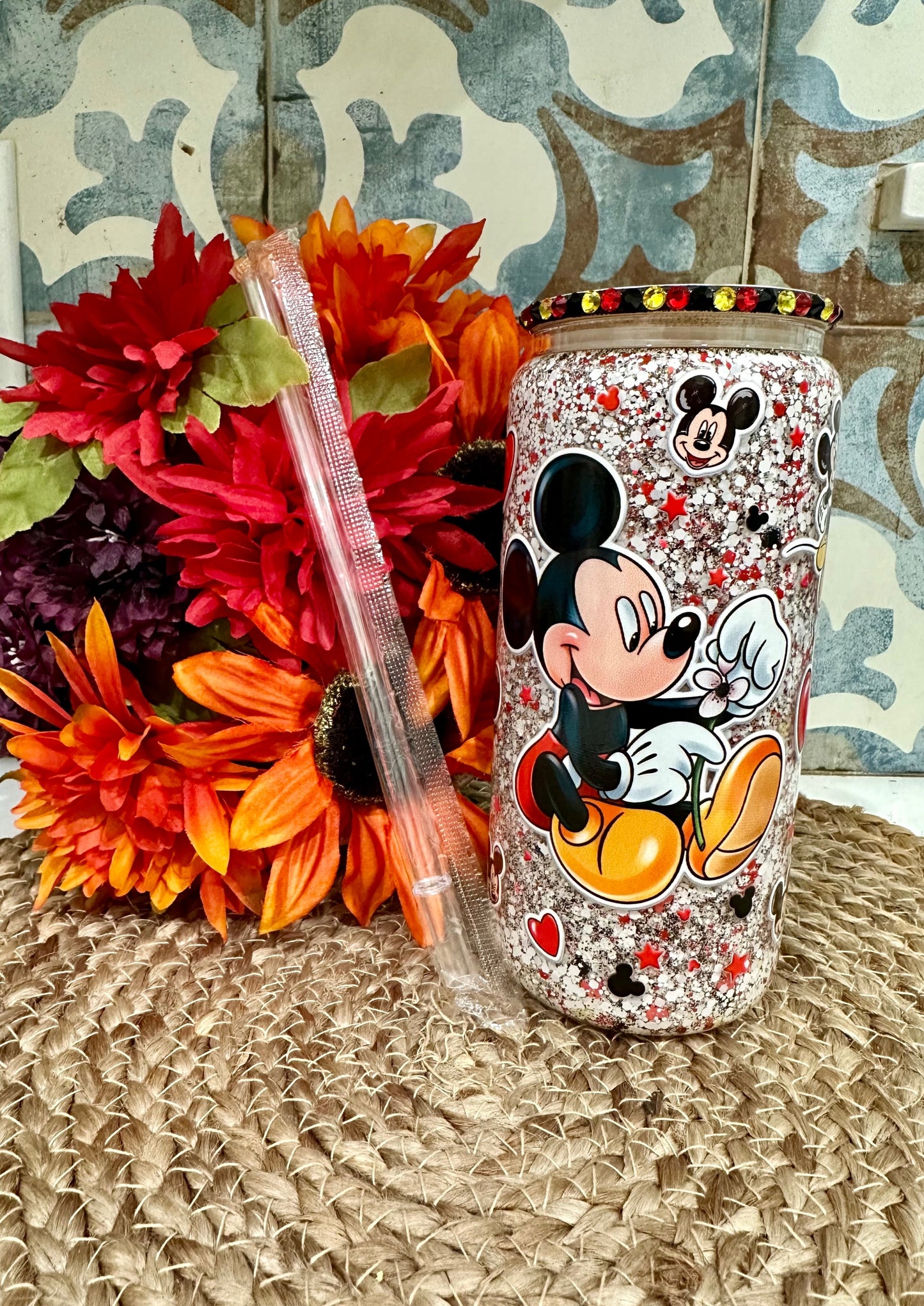 Mickey Glitter Cup