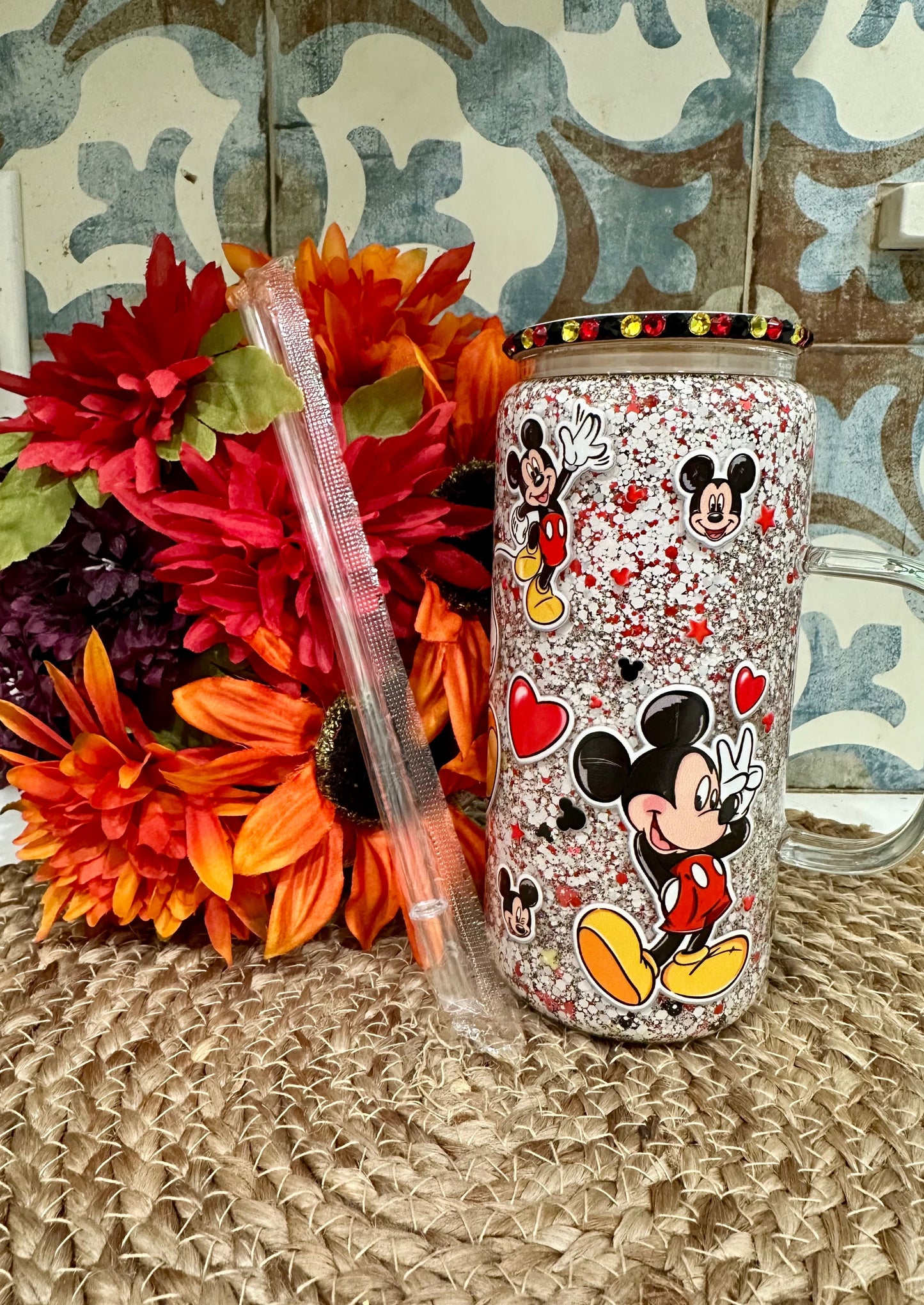 Mickey Glitter Cup