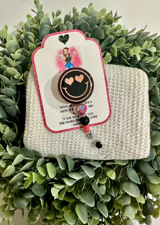 Heart Eyes Badge Reel