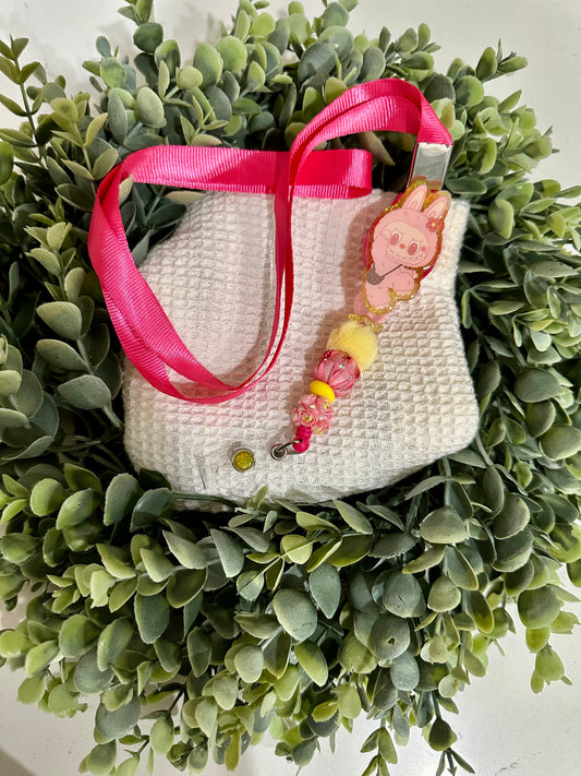 Pink Bubu Lanyard