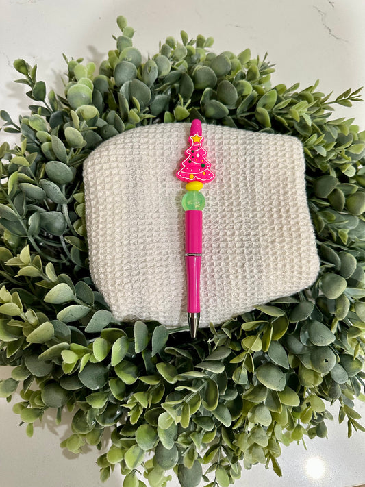 Pink X-Mas Tree Pen