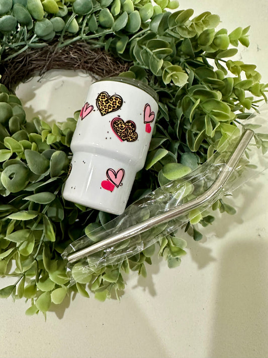 Pink Heart Mini Cup